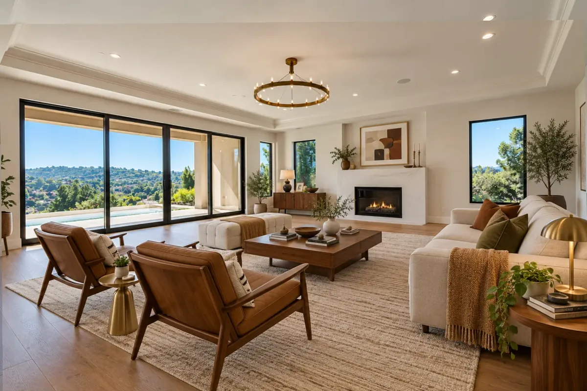 Staged mid-century